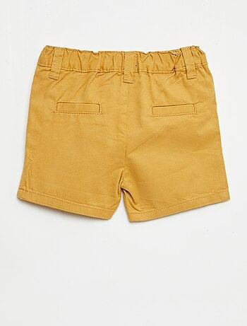 Chino short met verstelbare taille