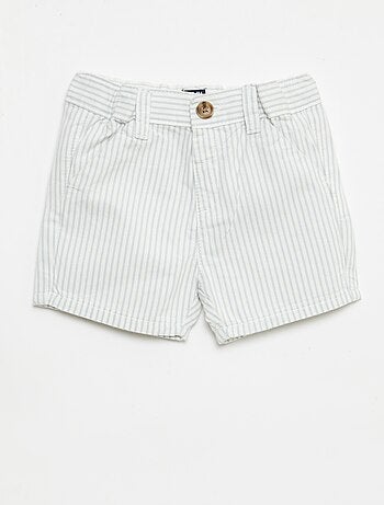 Chino short met verstelbare taille