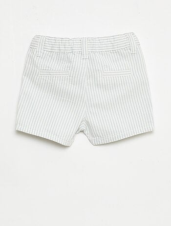 Chino short met verstelbare taille