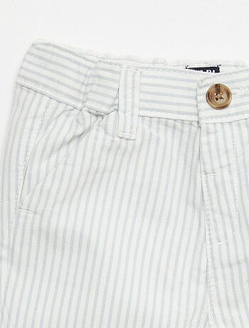 Chino short met verstelbare taille