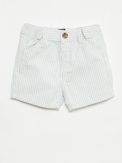 Chino short met verstelbare taille - Kiabi