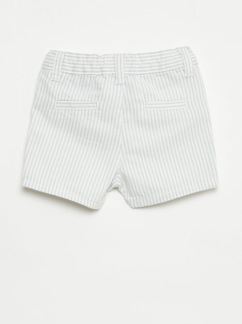 Chino short met verstelbare taille - Kiabi