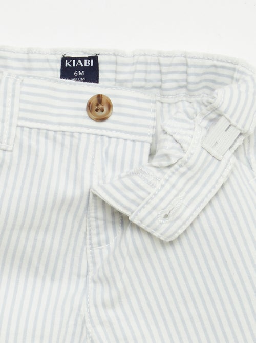 Chino short met verstelbare taille - Kiabi