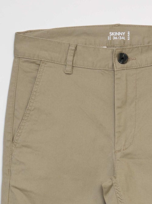 Chino skinny L34 - Kiabi