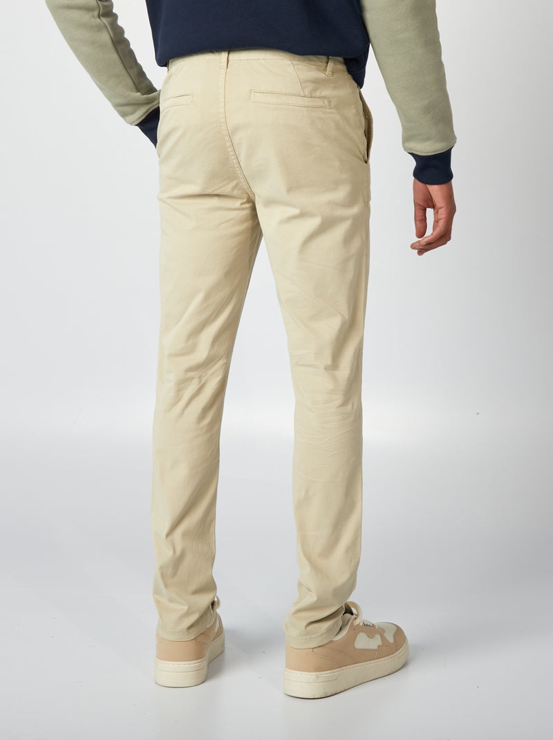 Chino skinny stretch - L32 Beige - Kiabi