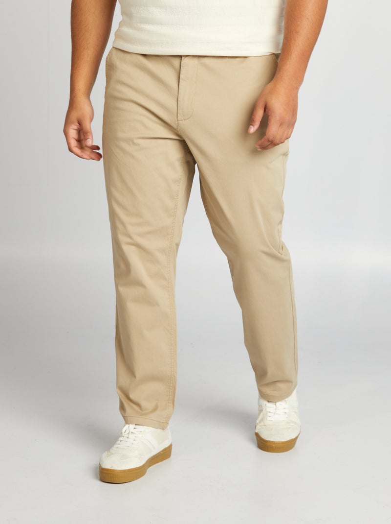 Chino slim - L34 Beige - Kiabi