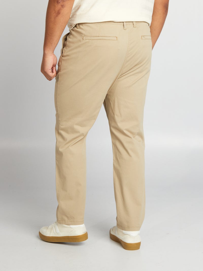 Chino slim - L34 Beige - Kiabi