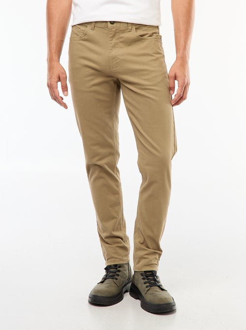 Chino slim 5 poches - L32 - Kiabi