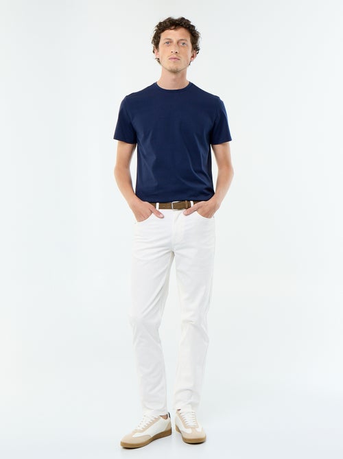 Chino slim 5 poches - L32 - Kiabi Chino slim 5 poches - L32 - Kiabi
