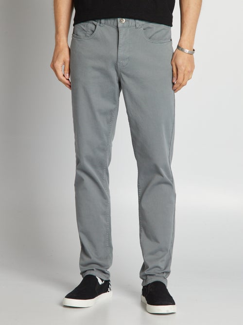 Chino slim 5 poches - L32 - Kiabi