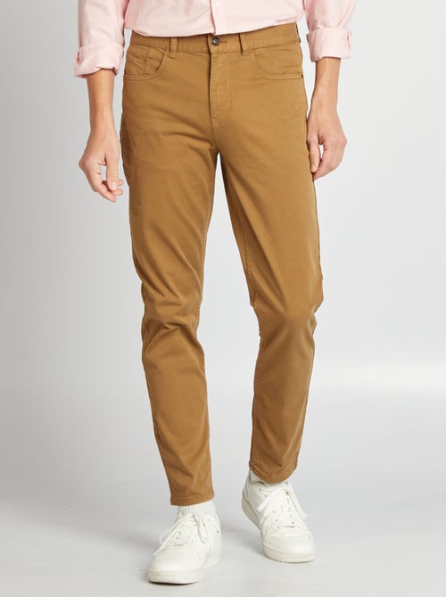 Chino slim 5 poches - L32 - Kiabi