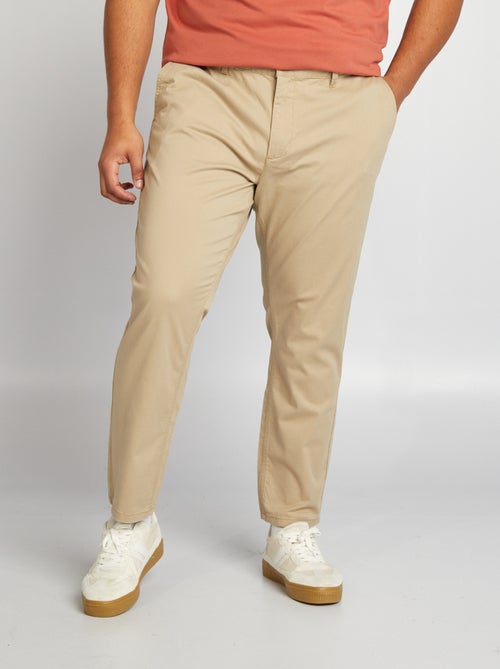 Chino slim en coton stretch - L30 - Kiabi