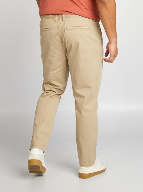 Chino slim en coton stretch - L30 - Kiabi