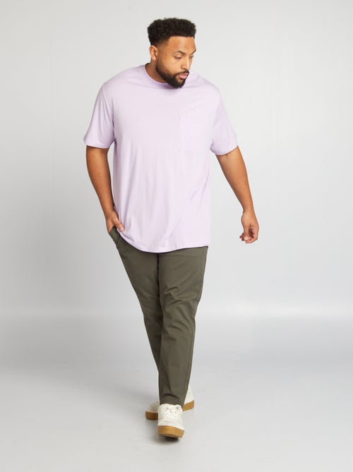 Chino slim en coton stretch - L30 - Kiabi