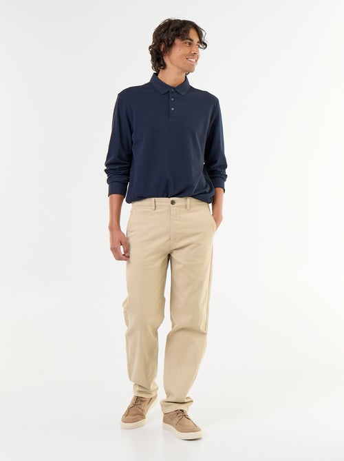 Chino uni taille standard - Kiabi Chino uni taille standard - Kiabi