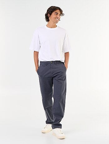 Chino uni taille standard