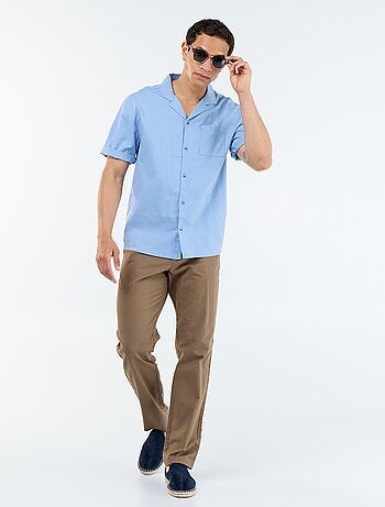 Chino uni taille standard