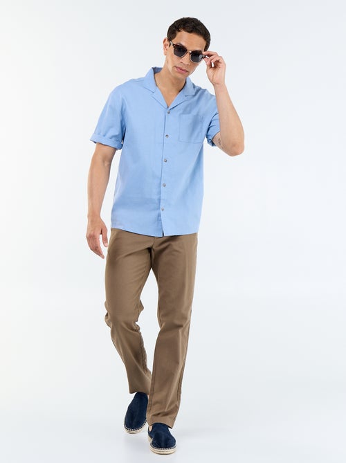 Chino uni taille standard - Kiabi