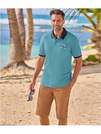 Chinobermuda van stretch twill - atlas for men