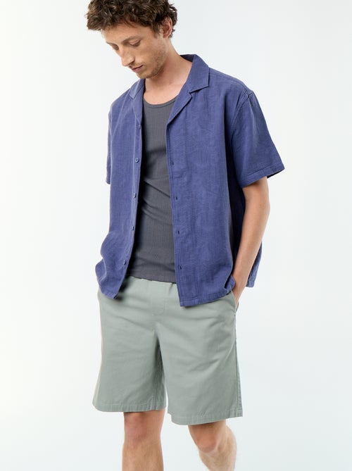 Chinobermuda van twill - Kiabi