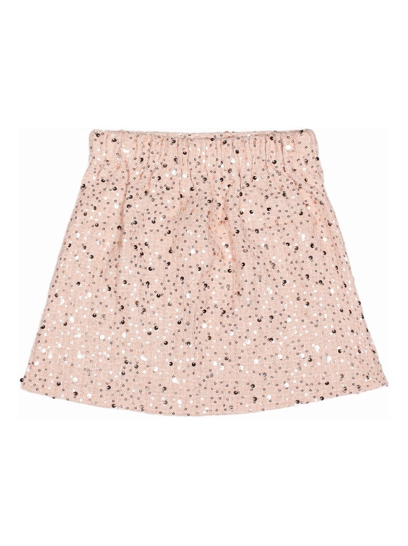Chique setje versierd met pailletten - Kids Star Roze - Kiabi