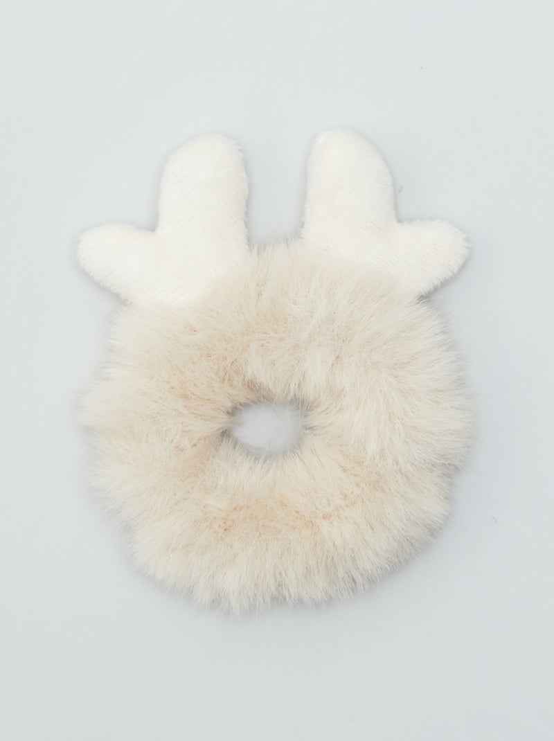 Chouchou cerf en fausse fourrure Beige - Kiabi