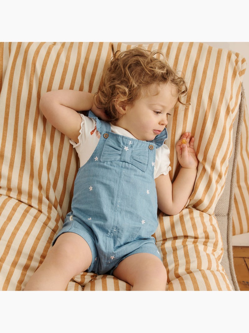Ciao Milano chambray babyoveralls Blauw - Kiabi