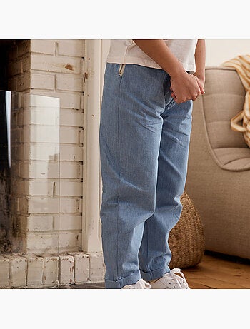 Ciao Milano kinder chambray broek