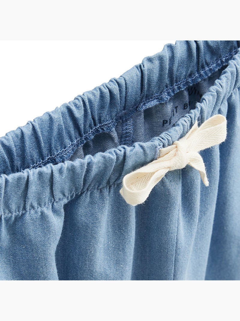 Ciao Milano kinder chambray broek Blauw - Kiabi
