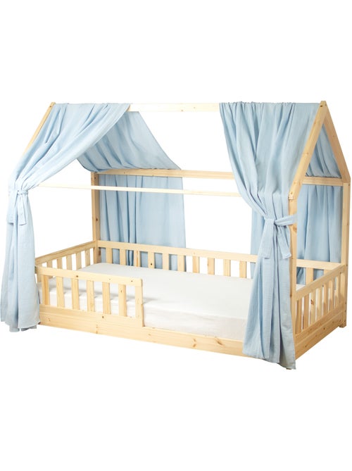 Ciel de lit cabane en gaze de coton duo 420 cm - Kiabi