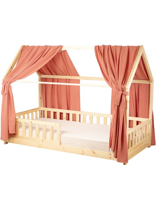 Ciel de lit cabane en gaze de coton duo 420 cm - Kiabi