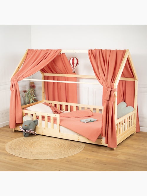 Ciel de lit cabane en gaze de coton duo 420 cm - Kiabi