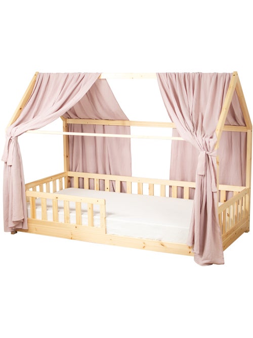Ciel de lit cabane en gaze de coton duo 420 cm - Kiabi