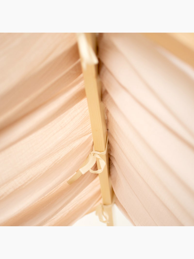 Ciel de lit cabane en gaze de coton solo 390 cm Orange clair - Kiabi