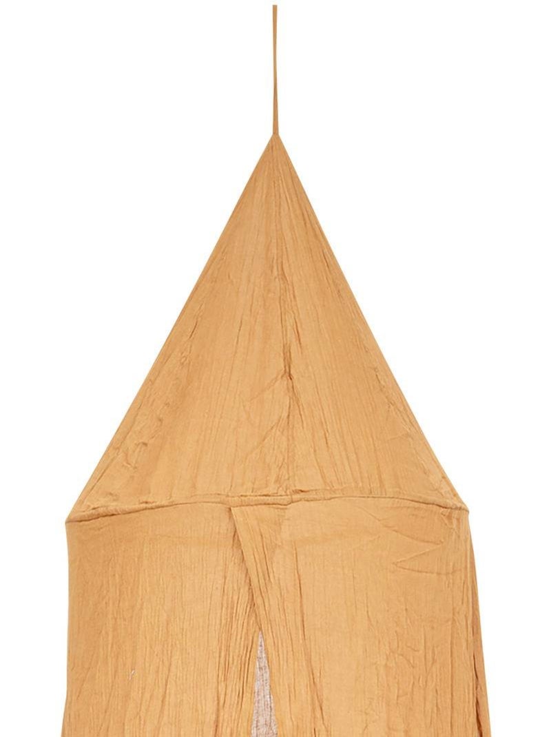 Ciel de lit gaze de coton lili Marron - Kiabi