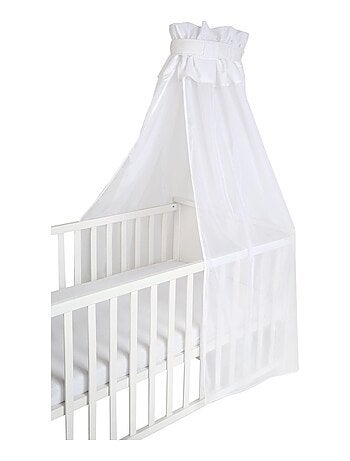 Ciel de lit transparent avec ruban ROBA