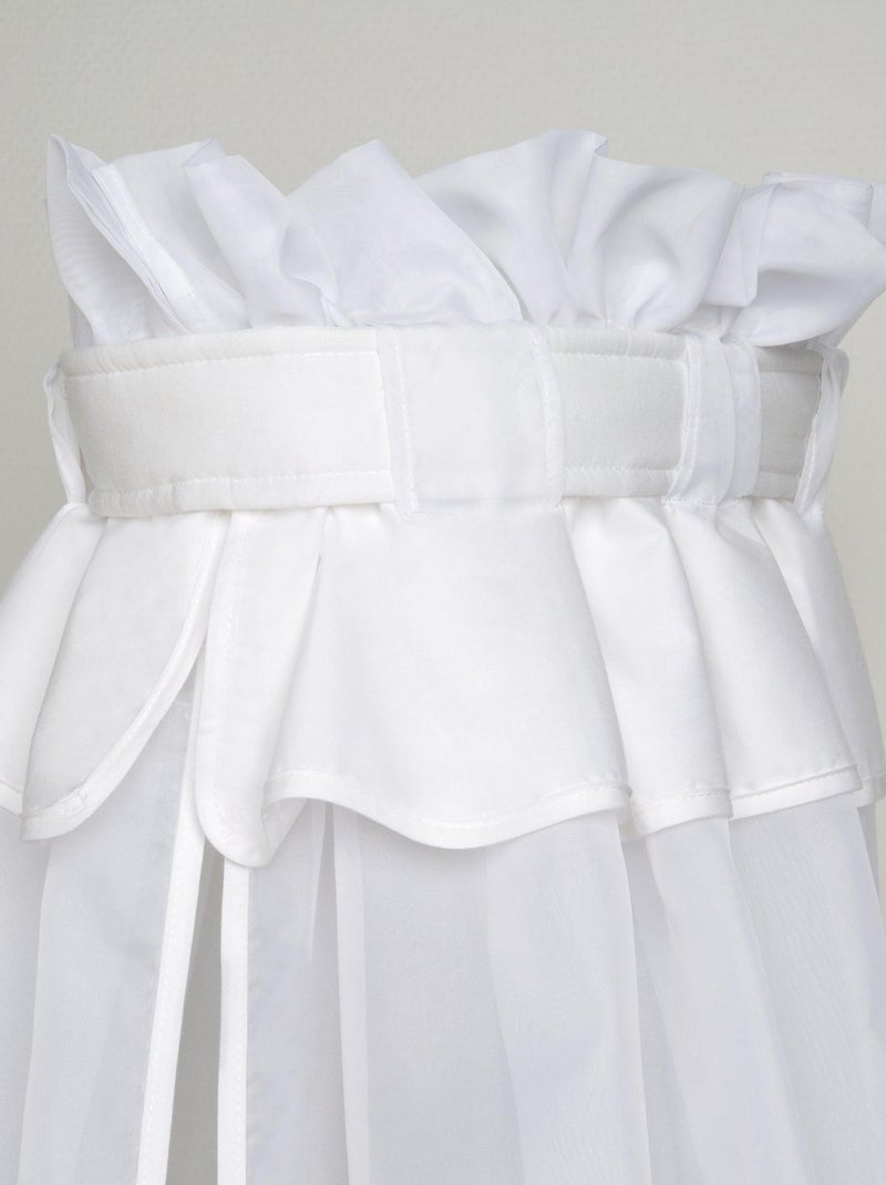 Ciel de lit transparent avec ruban ROBA Blanc Blanc - Kiabi