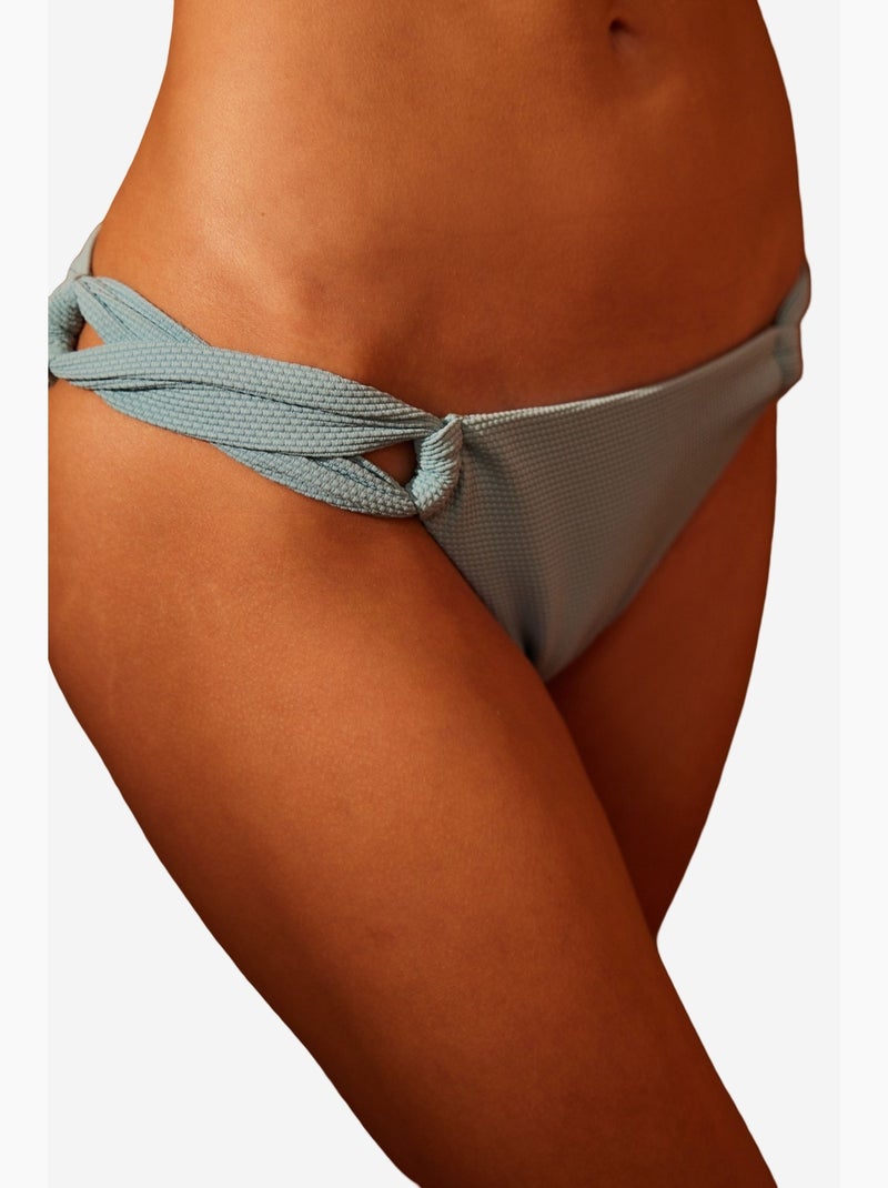 Cienna bas de bikini à nouer sur le côté penti Bleu ciel - Kiabi