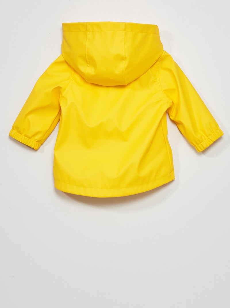 Cir?� de pluie ?� capuche - Jaune - 22.00�?� - Kiabi