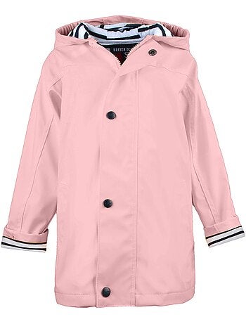 Ciré imperméable 'Breizh Océan' - Intérieur Polaire, Veste avec Capuche rayée Mixte, garçon ou Fille