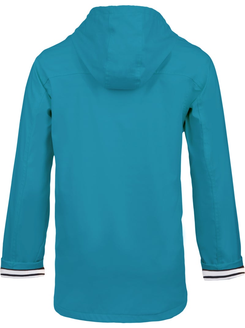 Ciré imperméable 'Breizh Océan', Manteau de pluie Homme ou Femme, veste mixte Turquoise - Kiabi