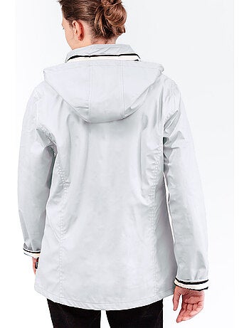 Ciré Imperméable Femme 'Breizh Océan' Coupe ajustée avec intérieur rayé