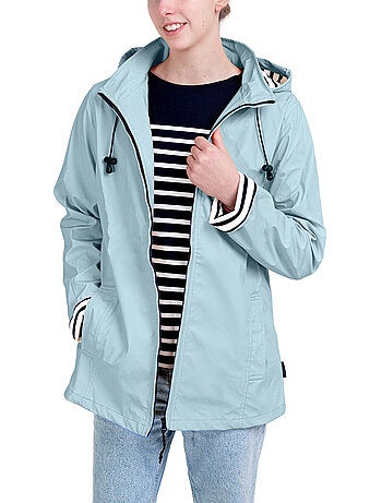Ciré Imperméable Femme 'Breizh Océan' Coupe ajustée avec intérieur rayé