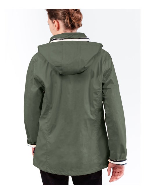 Ciré Imperméable Femme 'Breizh Océan' Coupe ajustée avec intérieur rayé - Kiabi Ciré Imperméable Femme 'Breizh Océan' Coupe ajustée avec intérieur rayé - Kiabi