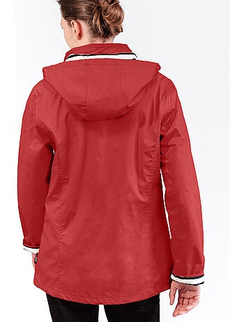 Ciré Imperméable Femme 'Breizh Océan' Coupe ajustée avec intérieur rayé