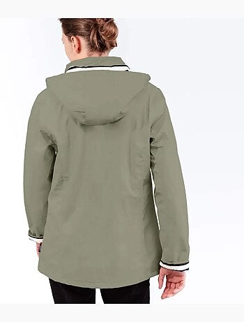 Ciré Imperméable Femme 'Breizh Océan' Coupe ajustée avec intérieur rayé
