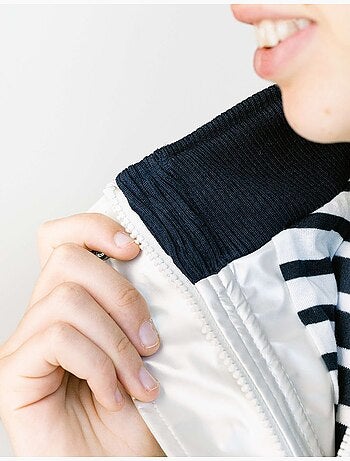 Ciré imperméable femme 'Breizh Océan' Vêtement de pluie à capuche, coutures thermosoudées