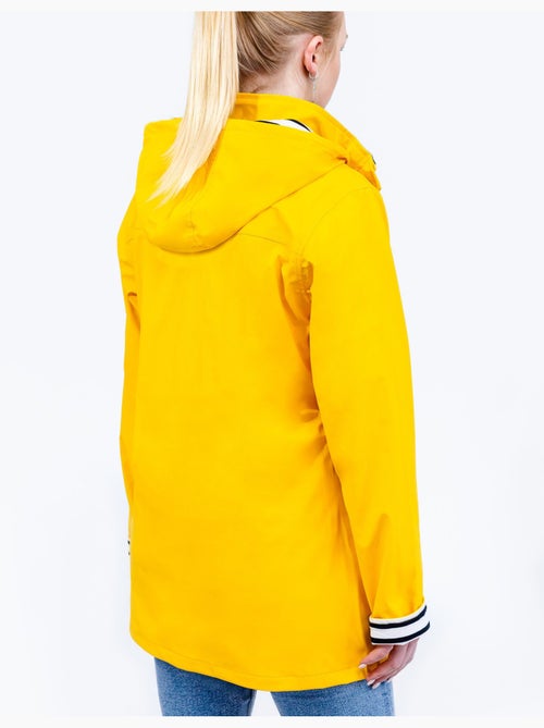 Ciré imperméable femme 'Breizh Océan' Vêtement de pluie à capuche, coutures thermosoudées - Kiabi Ciré imperméable femme 'Breizh Océan' Vêtement de pluie à capuche, coutures thermosoudées - Kiabi