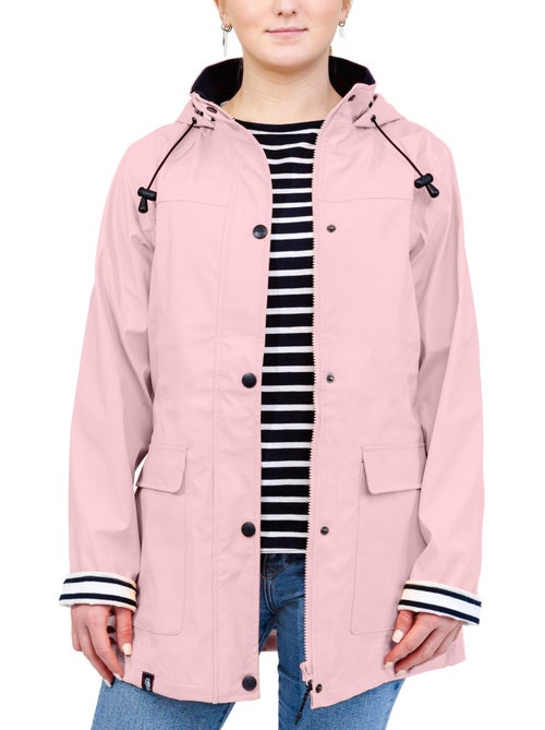 Ciré imperméable femme 'Breizh Océan' Vêtement de pluie à capuche, coutures thermosoudées - Kiabi Ciré imperméable femme 'Breizh Océan' Vêtement de pluie à capuche, coutures thermosoudées - Kiabi