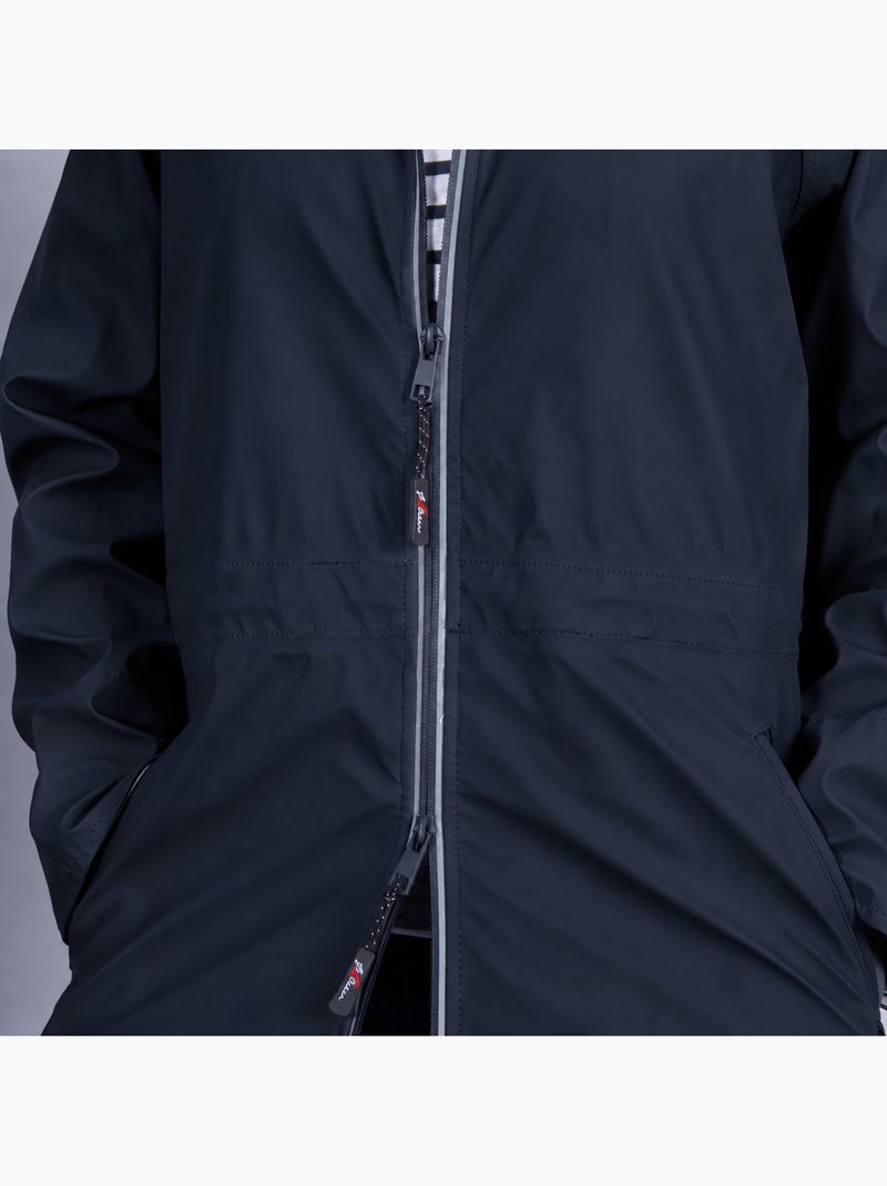 Ciré Imperméable Homme ou Femme 'Breizh Océan', Coupe vent Coupe droite Bleu marine - Kiabi